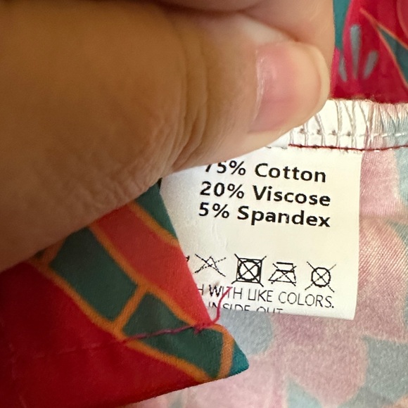 Cherry Betty Pink and Teal Paisley Blouse - Picture 6 of 7